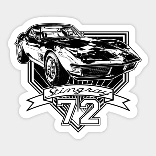 1972 Corvette Stingray Sticker